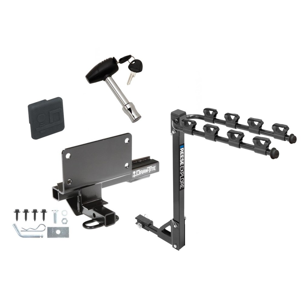 Trailer Tow Hitch w/ 4 Bike Rack For 0708 Infiniti G35 0913